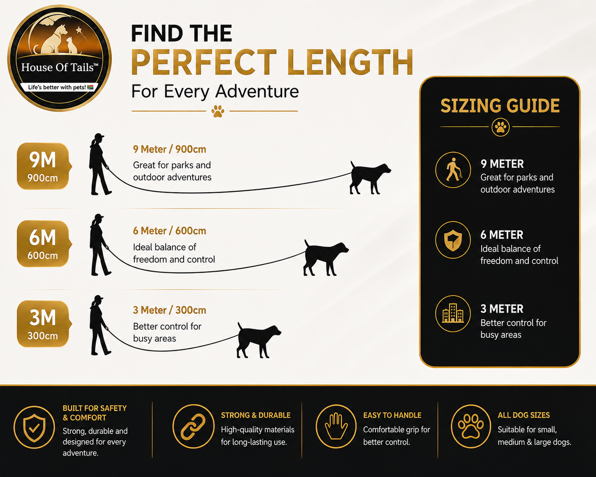🏆 Pro Agility Training Leash | Long Line | 3m · 6m · 9m
