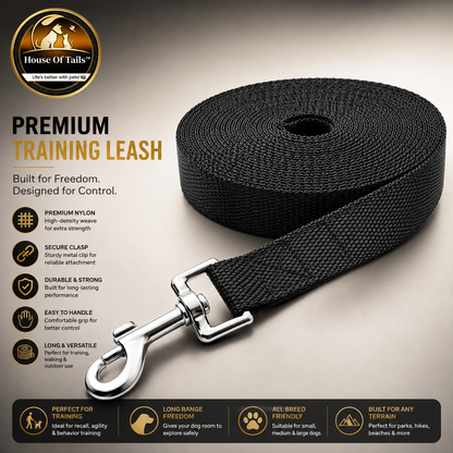 🏆 Pro Agility Training Leash | Long Line | 3m · 6m · 9m