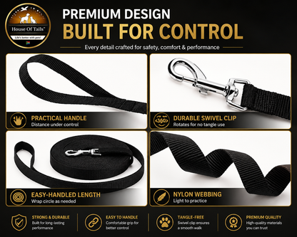 🏆 Pro Agility Training Leash | Long Line | 3m · 6m · 9m