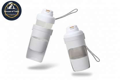 Collapsible Dog Water Bottle White Background – House of Tails