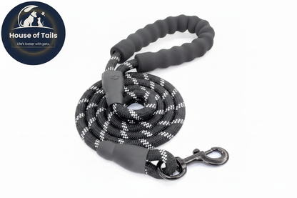 Dog Leash with House of Tails Logo