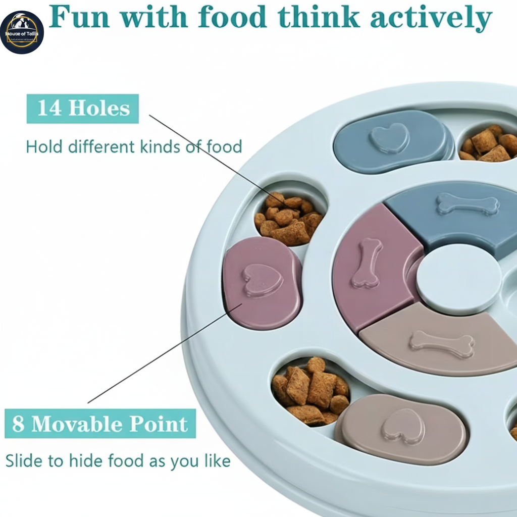 Dog Puzzle Feeder - Fun With Food Infographic