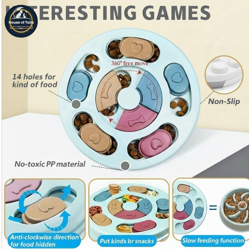 Dog Puzzle Feeder - No 2 Color Text