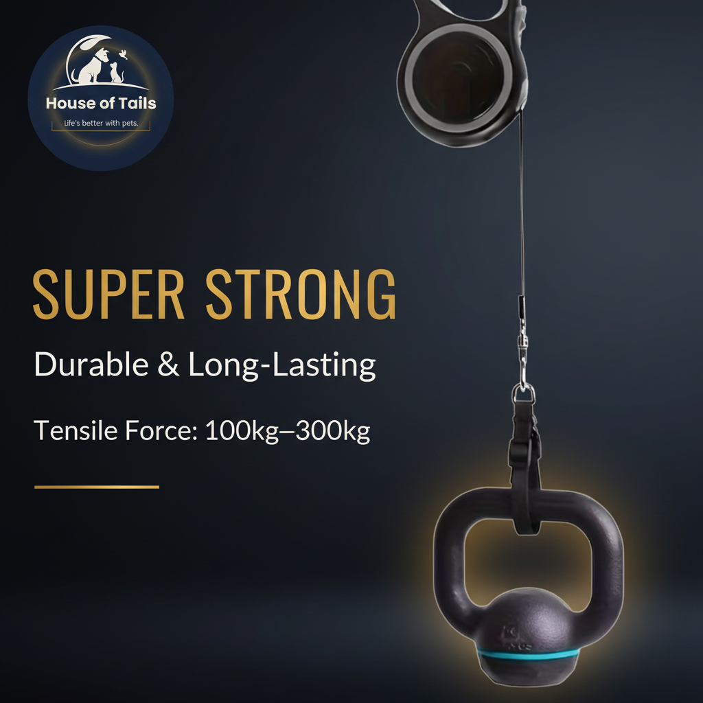 Durable Retractable Leash - Tensile Strength