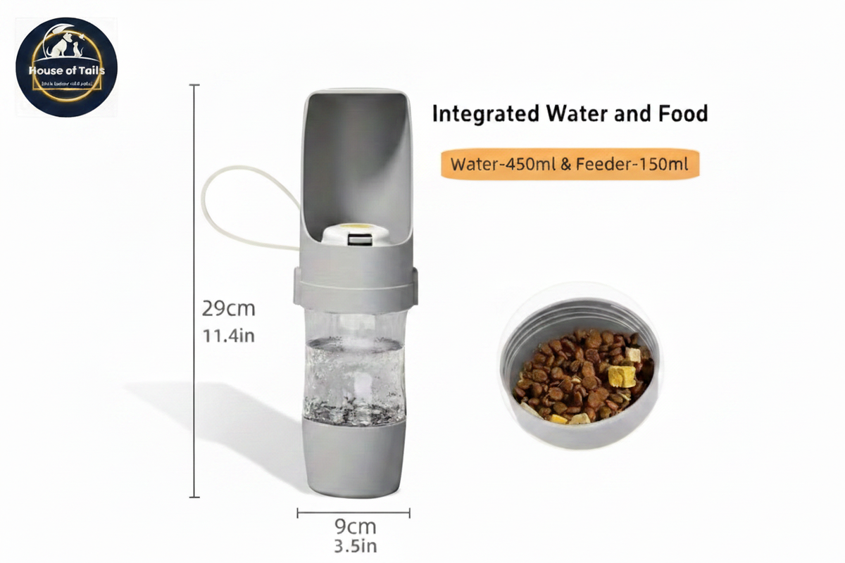 Portable Dog Water Bottle No Color Badge – House of Tails