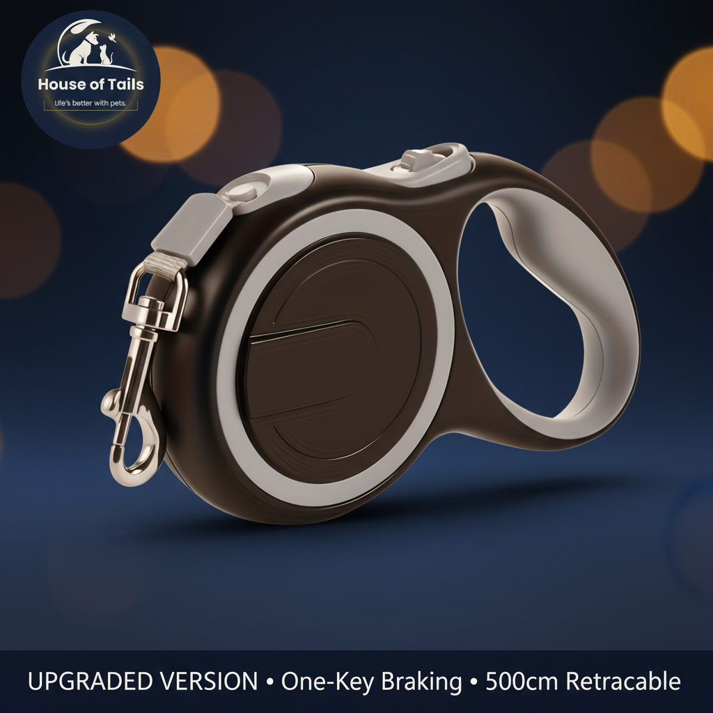 Premium Retractable Leash with Logo
