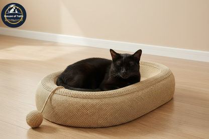 The Scratch Bed Black Cat Clean Background – House of Tails