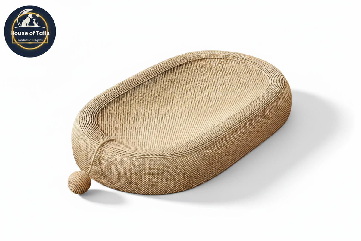 The Scratch Bed White Background – House of Tails
